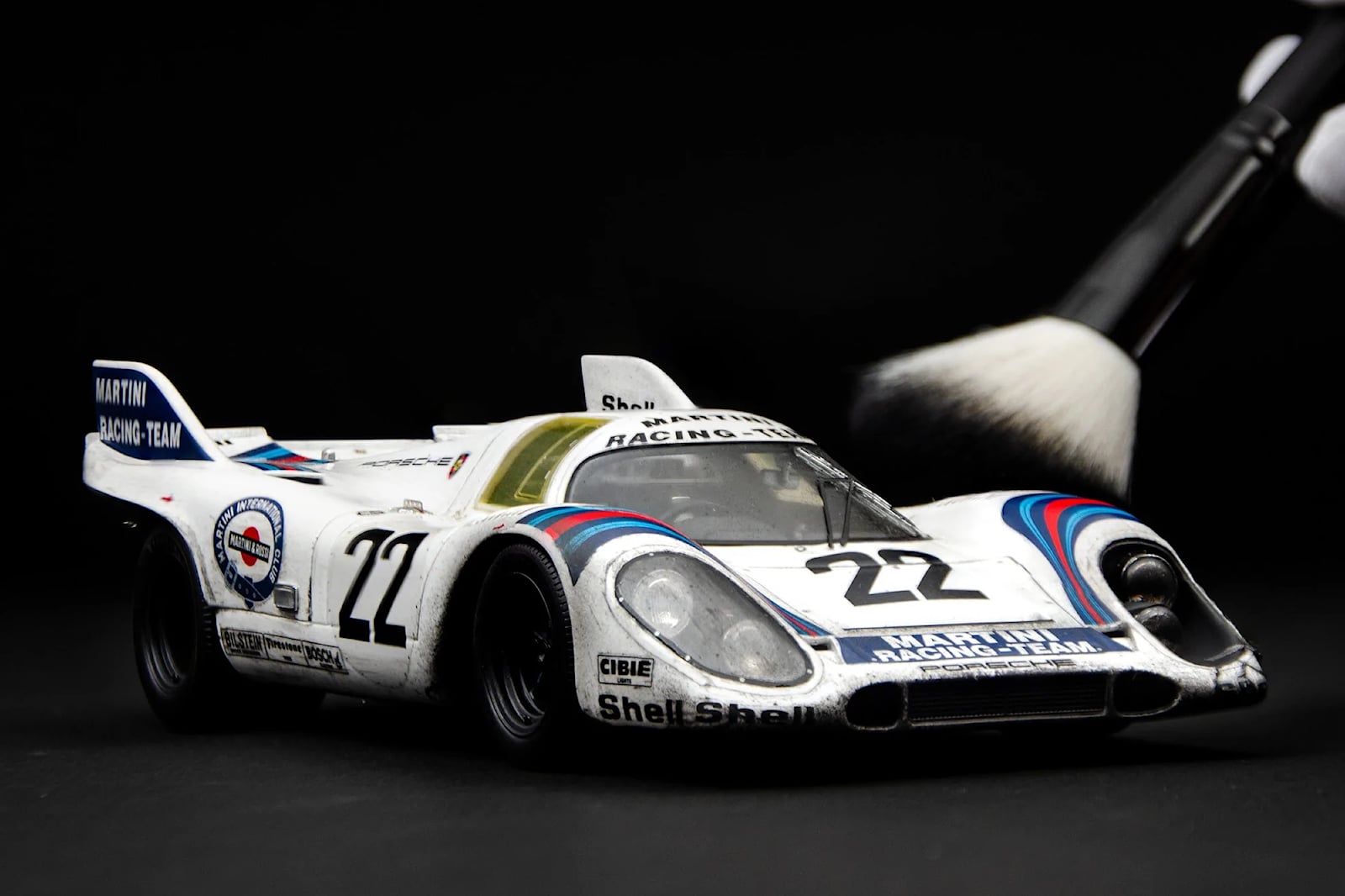 El modelo Porsche 917 KH parece haber ganado ayer en Le Mans 1971