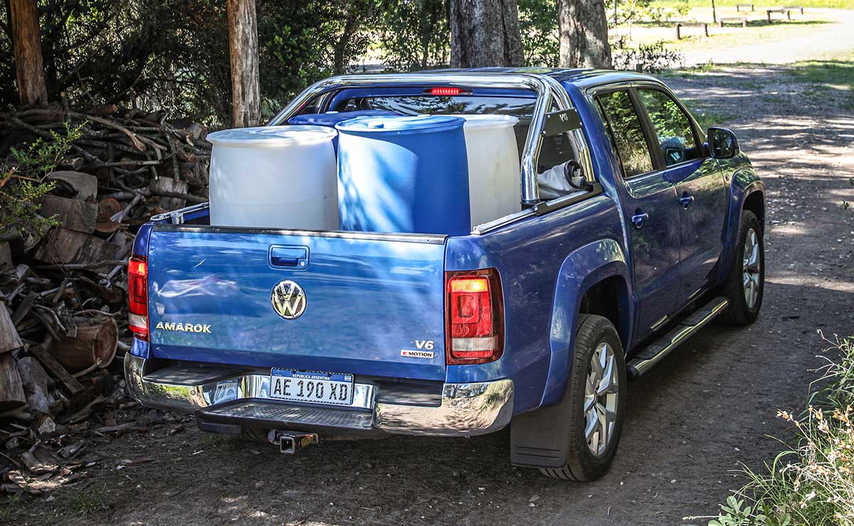 Cuántos kilos se puede cargar en una Volkswagen Amarok