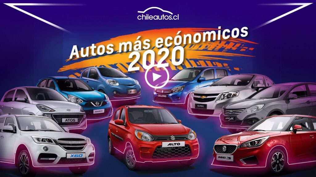 Lista con los 6 autos más económicos disponibles en Chile