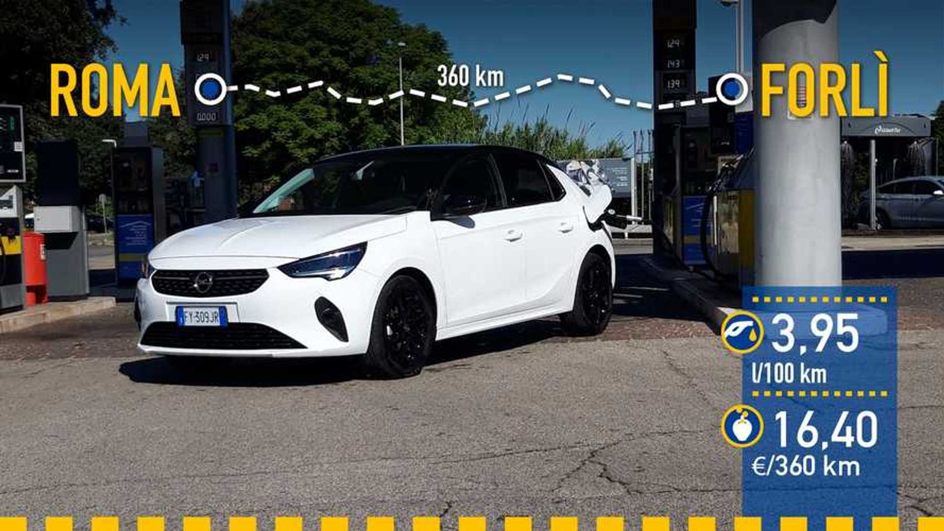 Cuánto combustible gasta un Opel Corsa