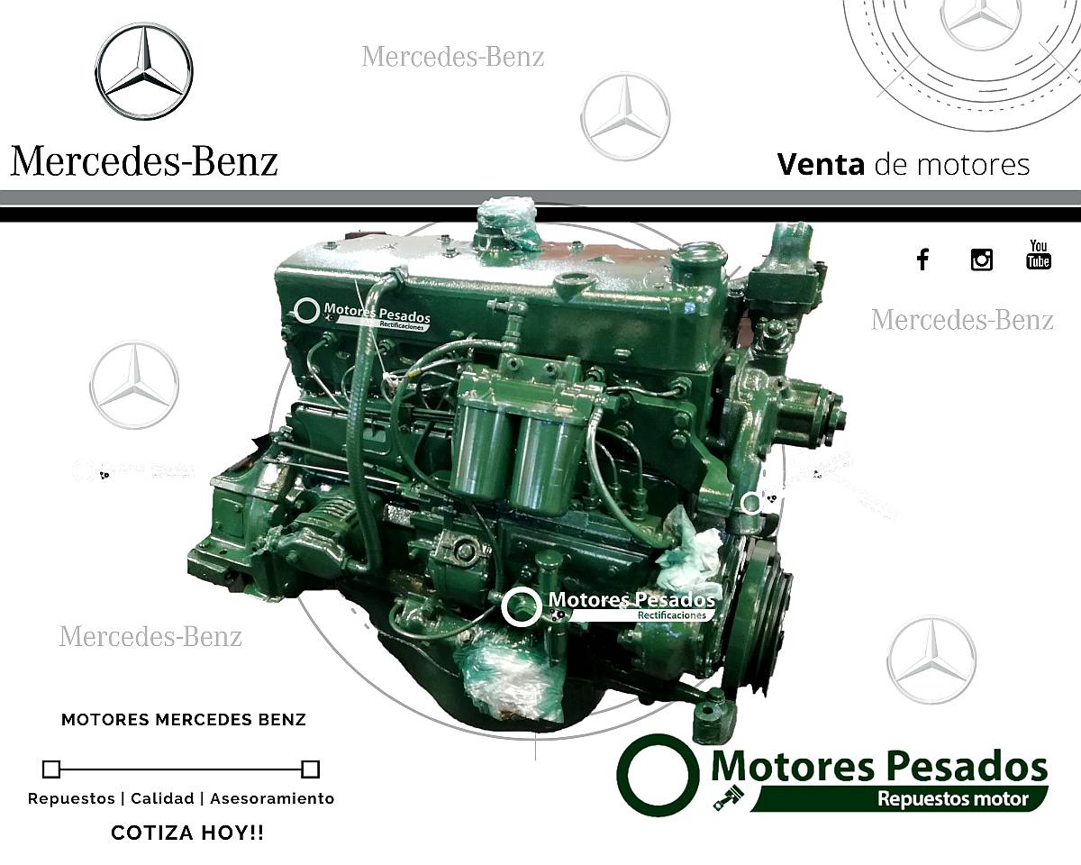 Cuántos HP tiene un motor Mercedes Benz 1114