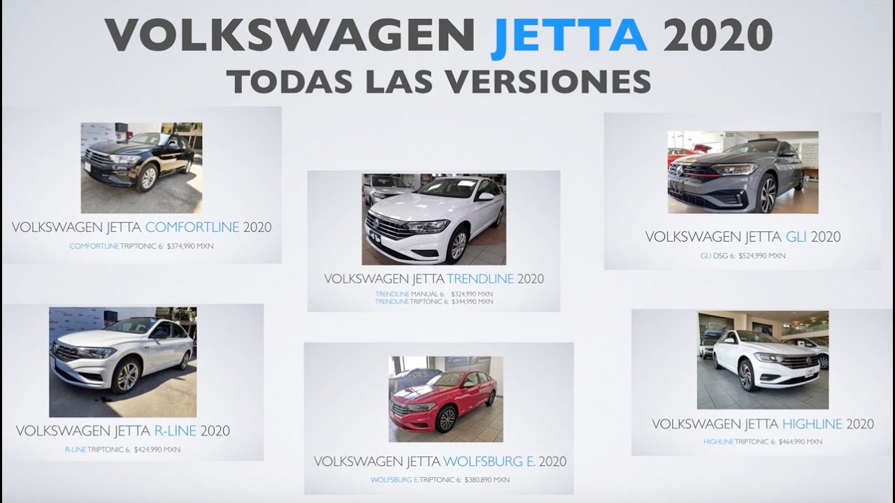 Qué tipos de Volkswagen Jetta hay