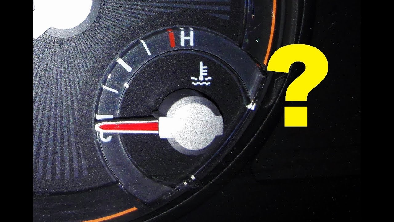 ¿Dónde debe estar el indicador de temperatura de un auto?