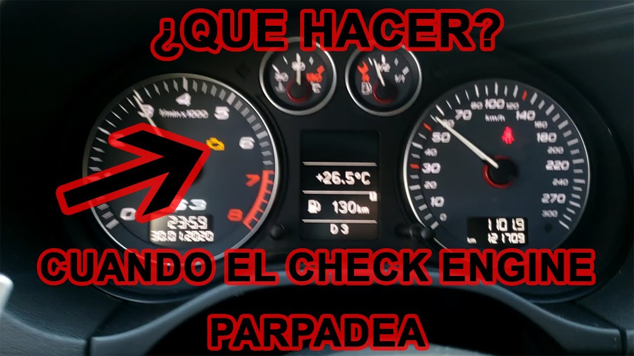 ¿Parpadea el check engine y pierdes potencia? ¡Descubre cómo solucionarlo!
