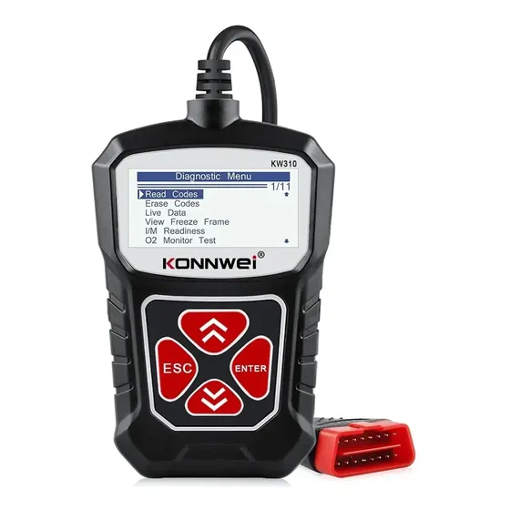 Escáner Automotriz Obd2, Lector De Códigos De Falla Kw310 1 Escáner Automotriz Obd2, Lector De Códigos De Falla Kw310
