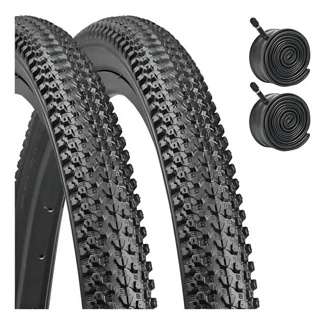 X2 Neumáticos + 2 Camaras Bicicleta Aro 26x2.125 Schrader 1 X2 Neumáticos + 2 Camaras Bicicleta Aro 26x2.125 Schrader