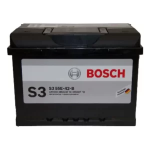 Batería de Auto Bosch S3 55Ah 390CCA Positivo Izquierdo