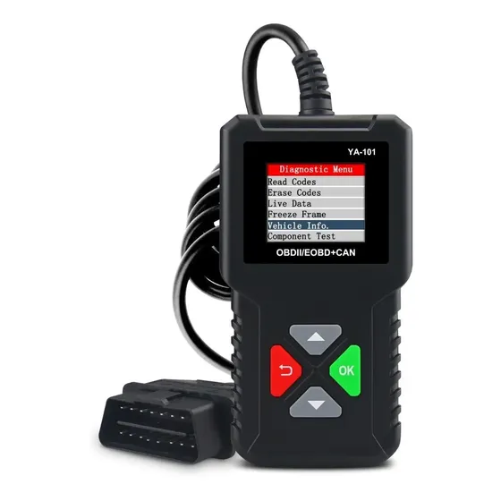 Lector De Código Del Coche Obd2 Ya-101 Escáner Automotriz De 1 Lector De Código Del Coche Obd2 Ya-101 Escáner Automotriz De