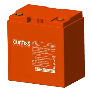 Batería AGM 8V 180Ah Curtiss CT890 para Carro Eléctrico