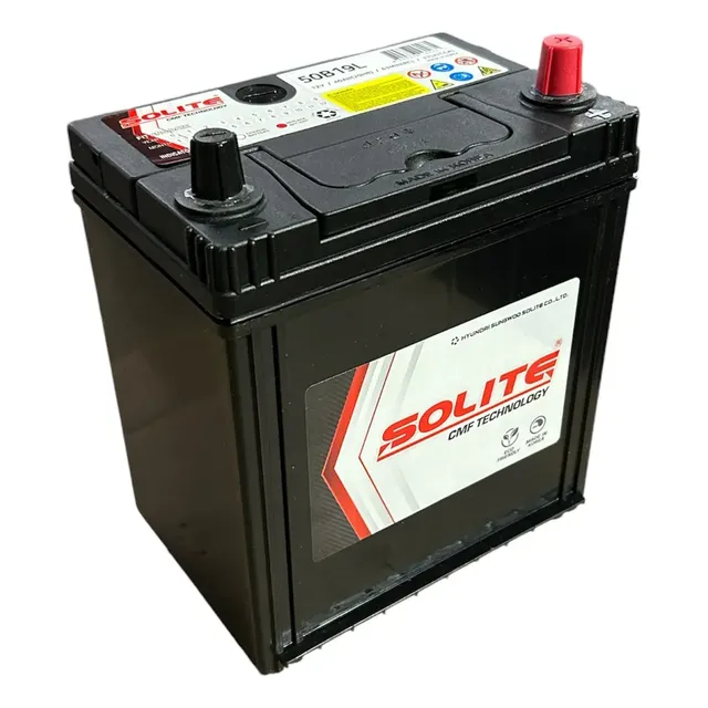 Batería de Auto Universal 40Ah 370 CCA Solite 50B19L 1 Batería de Auto Universal 40Ah 370 CCA Solite 50B19L