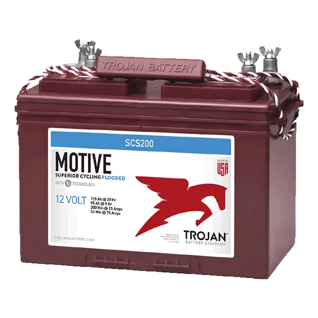 Batería de Auto Trojan SCS200 12V 115A Ciclo Profundo 1 Batería de Auto Trojan SCS200 12V 115A Ciclo Profundo