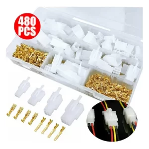 . Kit De Conector Automotriz De 480 Piezas, Eléctrico