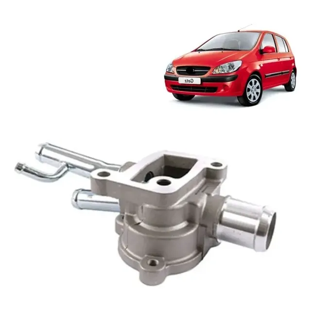 Base Porta Termostato Para Hyundai Getz 1.4 1.6 2002/2011 1 Base Porta Termostato Para Hyundai Getz 1.4 1.6 2002/2011
