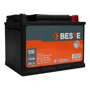Batería Beste 55Ah 350CCA Positivo Derecho 55D