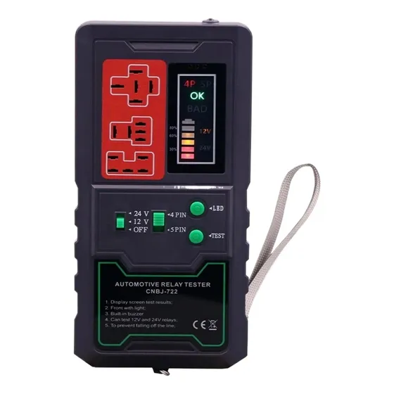 Probador de Relés Automotriz 12V 24V Universal 1 Probador de Relés Automotriz 12V 24V Universal