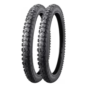 Pack 2 Neumaticos Bicicleta Buffalo Aro 24 X 2,125 Negro