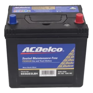 Batería Acdelco MF55D23L 60Ah 500 CCA