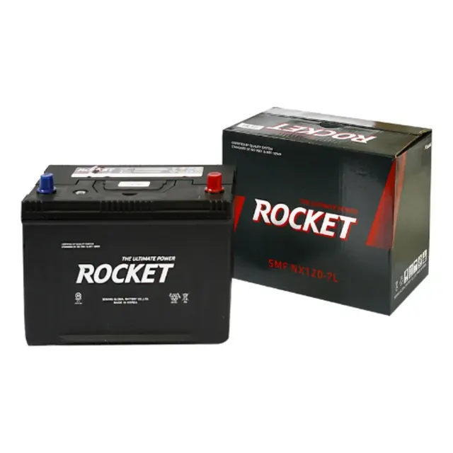 Batería Rocket NX120-7 90Ah Positivo Izquierdo 1 Batería Rocket NX120-7 90Ah Positivo Izquierdo
