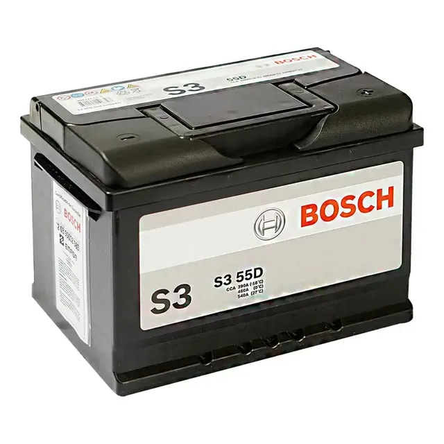 Batería de Auto Bosch S3 55Ah 390CCA 1 Batería de Auto Bosch S3 55Ah 390CCA
