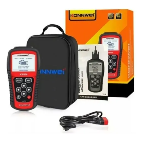 Escáner Konnwei KW808 OBD2 EOBD Multimarcas 1 Escáner Konnwei KW808 OBD2 EOBD Multimarcas