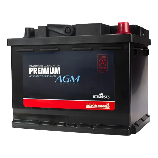 Batería de Auto AGM Premium 60Ah 640CCA Positivo Derecho 1 Batería de Auto AGM Premium 60Ah 640CCA Positivo Derecho