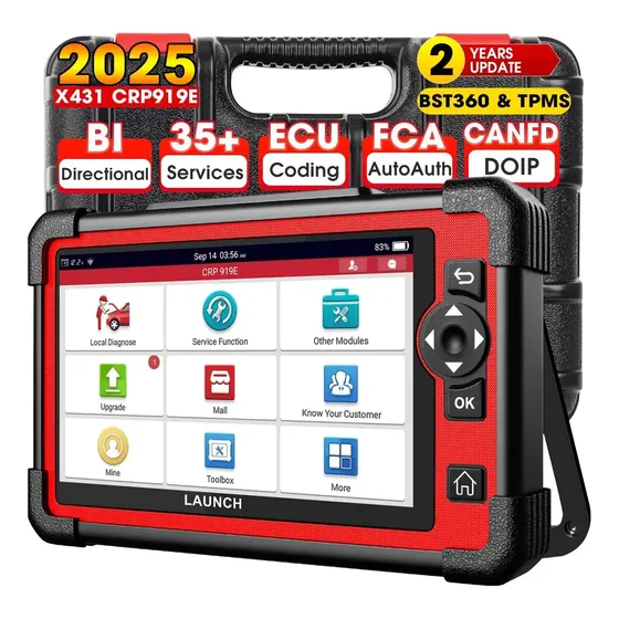 Escáner Automotriz Launch X431 CRP919E Bidireccional OBD2 1 Escáner Automotriz Launch X431 CRP919E Bidireccional OBD2