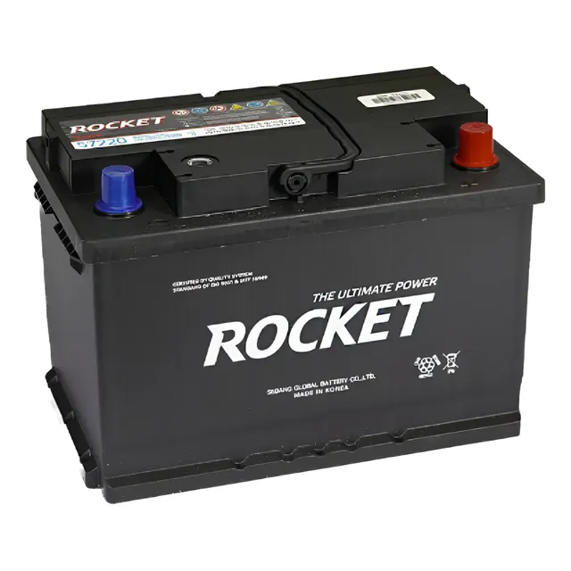 Batería Rocket 72Ah 610CCA Positivo Derecho 1 Batería Rocket 72Ah 610CCA Positivo Derecho
