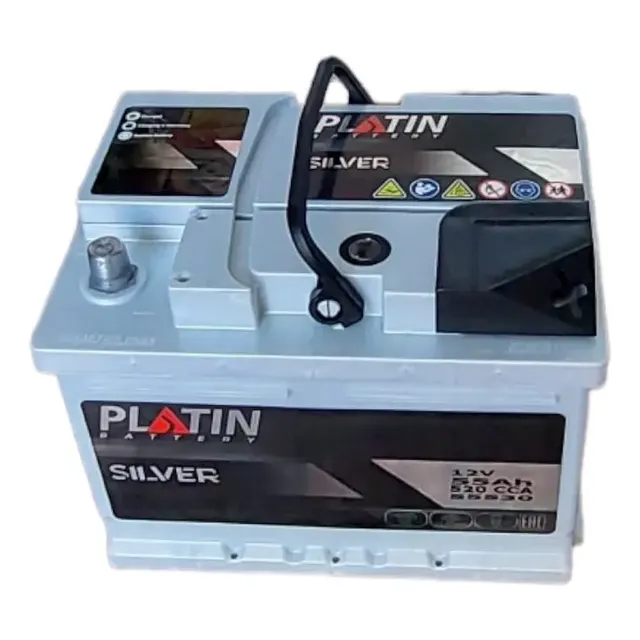 Batería de Auto 55Ah 12V 520CCA Positivo Derecho 1 Batería de Auto 55Ah 12V 520CCA Positivo Derecho
