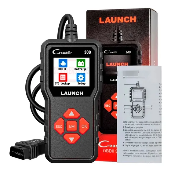Escáner Automotriz Launch CR300 OBD2 Profesional 1 Escáner Automotriz Launch CR300 OBD2 Profesional