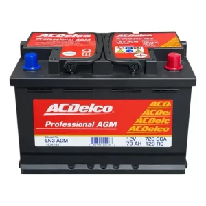 Batería de Auto ACDelco AGM LN3 70Ah 720CCA Start Stop