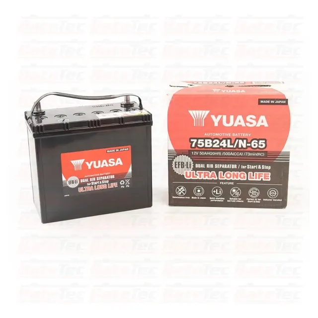 Batería de Auto Yuasa Mazda MX-5 I-Stop 12V 1 Batería de Auto Yuasa Mazda MX-5 I-Stop 12V