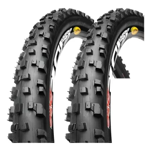 Pack 2 Neumaticos Bicicleta Aro 26 X 2.35 Buffalo Mtb Enduro Color Negro