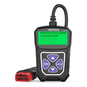 ` Obdprog Mt100 Escáner Obd2 Automotriz Borrar Falla Del