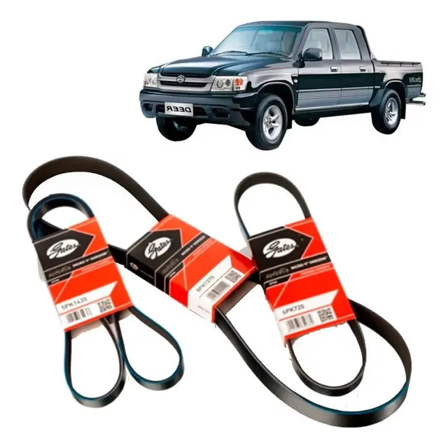 Correa Pk Alternador Para Great Wall Deer 2.2 8v 2007 2010 1 Correa Pk Alternador Para Great Wall Deer 2.2 8v 2007 2010