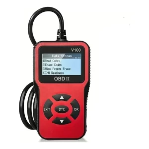 .s Rojo Escáner De Diagnóstico Automotriz Obd2