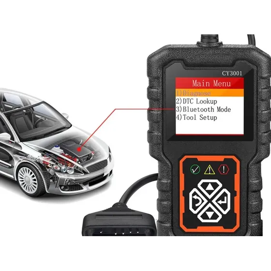Escáner Automotriz OBD2 CY3001 Profesional Check Engine 1 Escáner Automotriz OBD2 CY3001 Profesional Check Engine