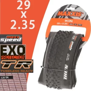 Maxxis Ikon 29x2.35 Maxx Speed Exo Tr 120 Tpi Kevlar Negro