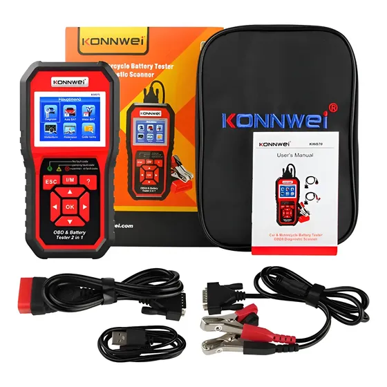 Escáner Automotriz OBD2 Konnwei Diagnóstico Multimarca 1 Escáner Automotriz OBD2 Konnwei Diagnóstico Multimarca