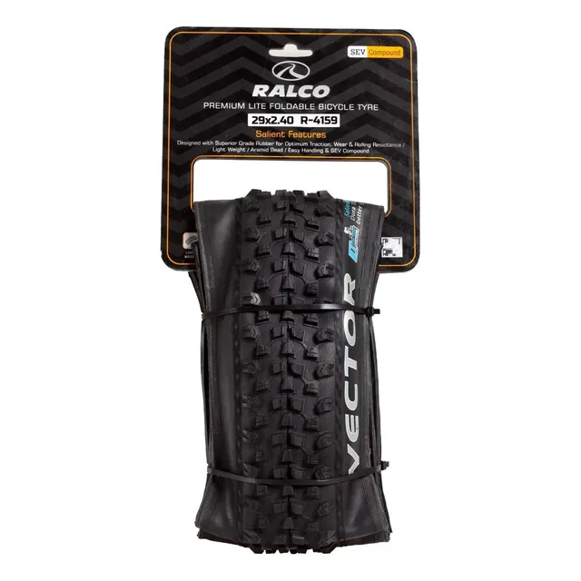 Neumático Ralco 29x2.40 Aro 29 Bicicleta Montaña Negro Kevlar 1 Neumático Ralco 29x2.40 Aro 29 Bicicleta Montaña Negro Kevlar