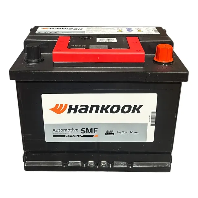 Batería de Auto Hankook 60Ah 600CCA Derecho 1 Batería de Auto Hankook 60Ah 600CCA Derecho